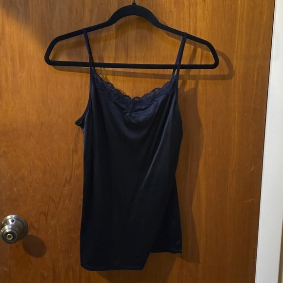 Vanity Fair Black Tank Top XL - Picture 1 of 2